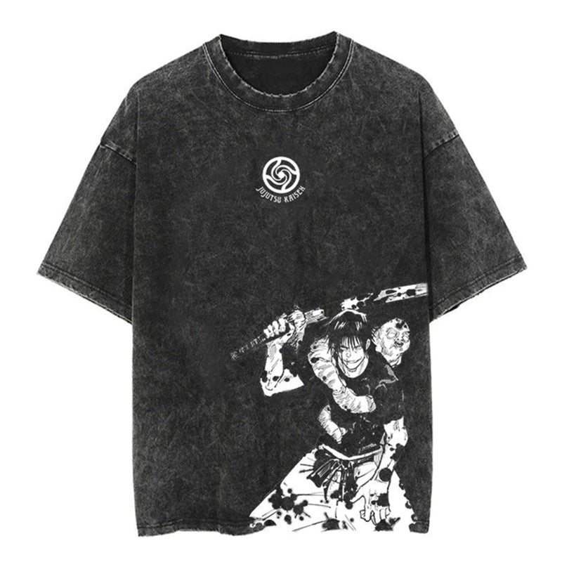 Retro Jujutsu Kaisen Oversized Tee