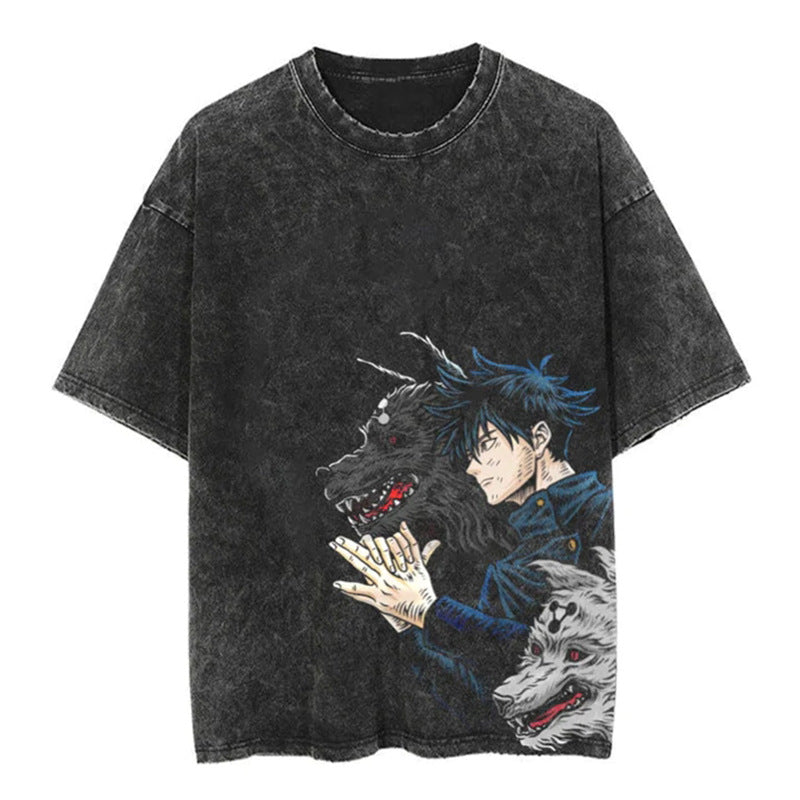 Retro Jujutsu Kaisen Oversized Tee