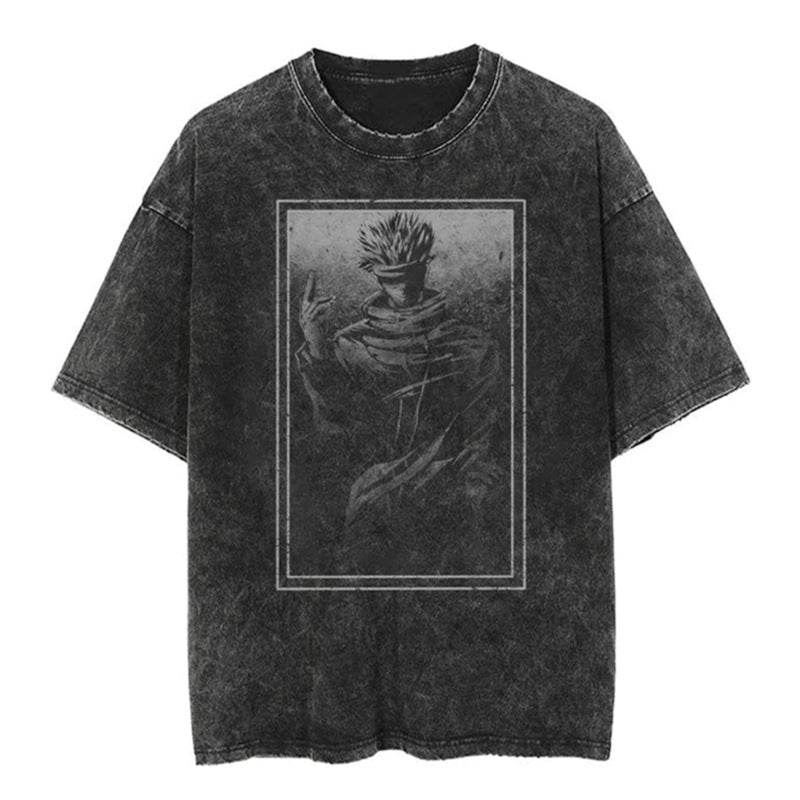Retro Jujutsu Kaisen Oversized Tee