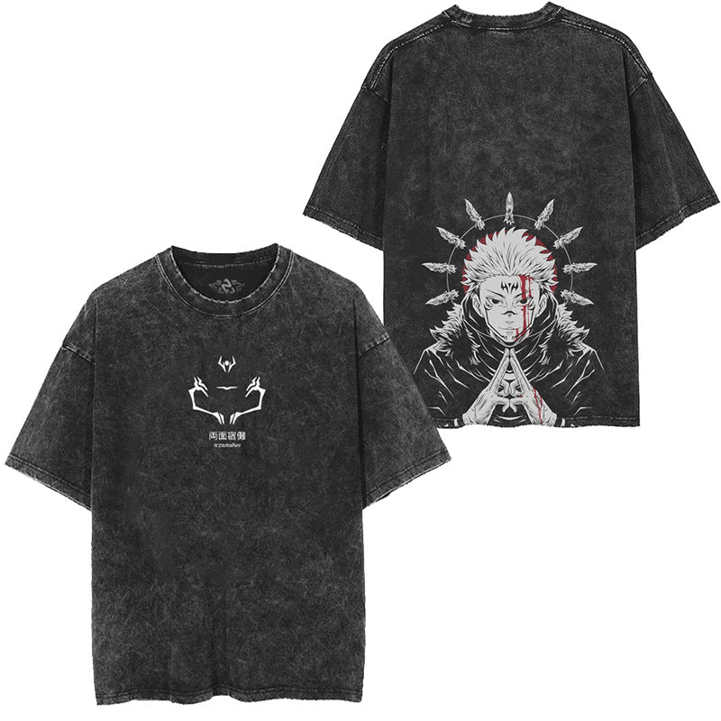 Retro Jujutsu Kaisen Oversized Tee