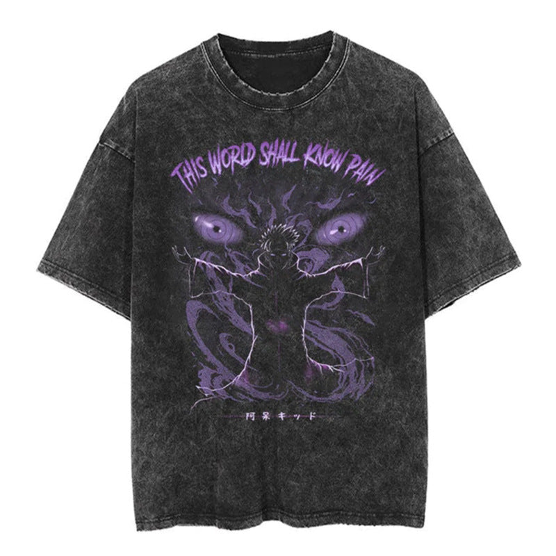 Retro Jujutsu Kaisen Oversized Tee