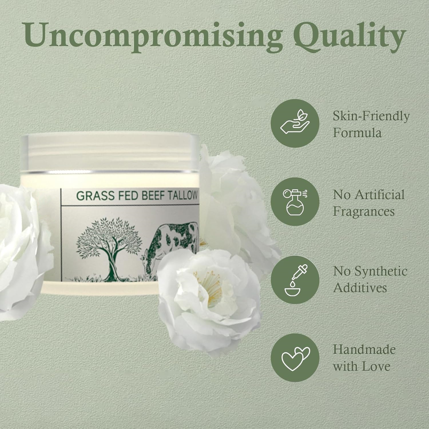 Grass-Fed Tallow Hydrating Cream