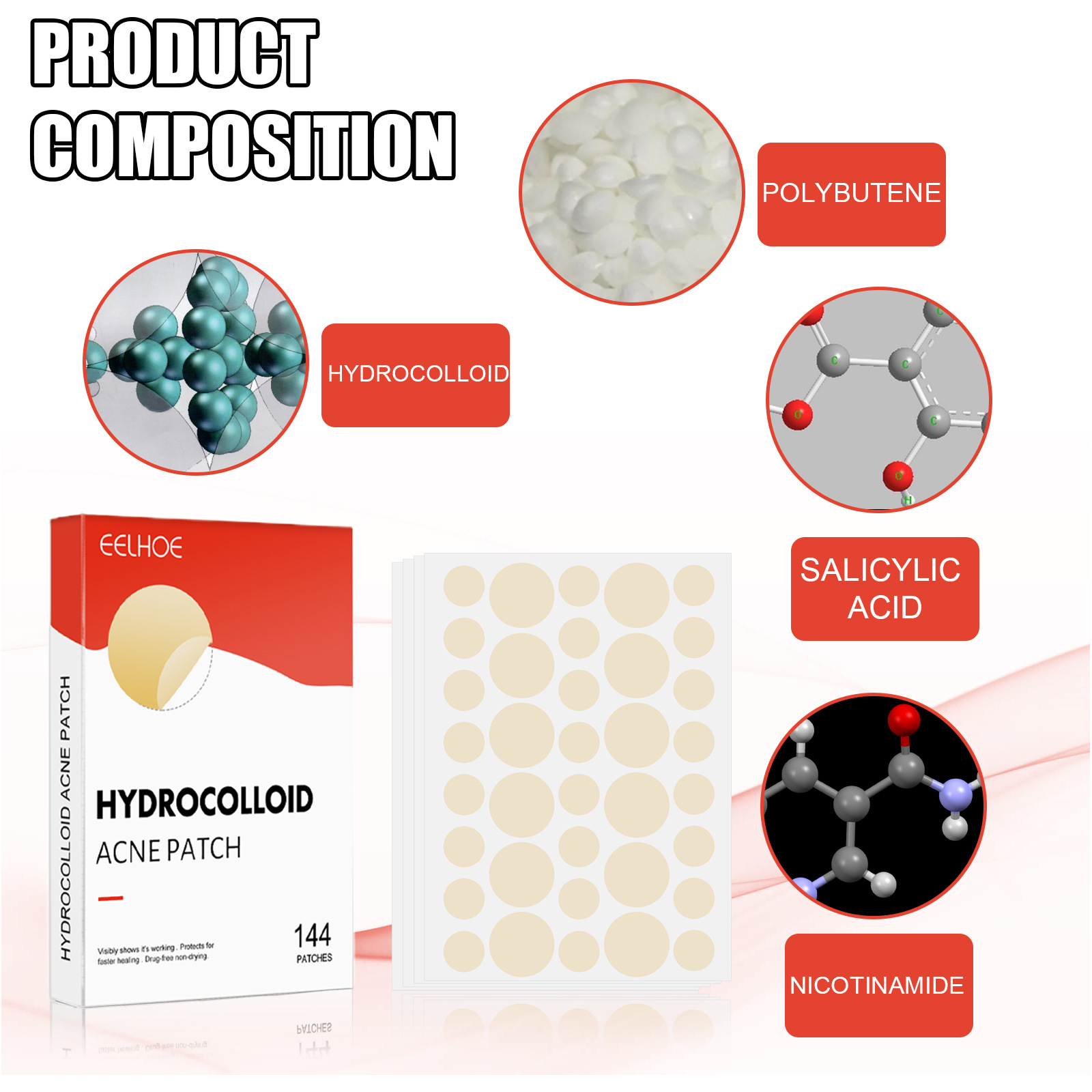 Invisible Hydrogel Acne Patch