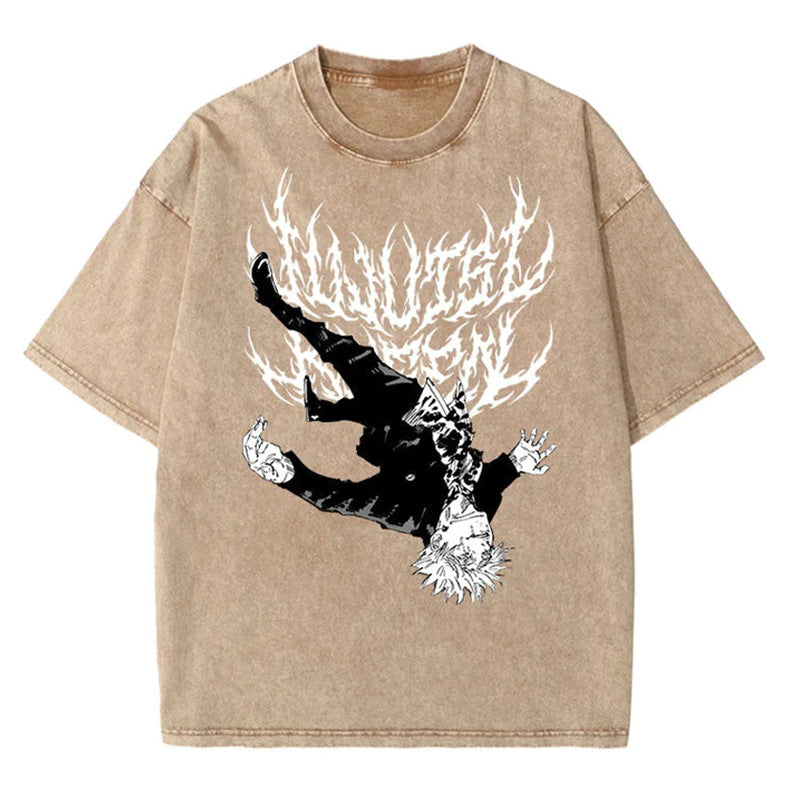 Retro Jujutsu Kaisen Oversized Tee